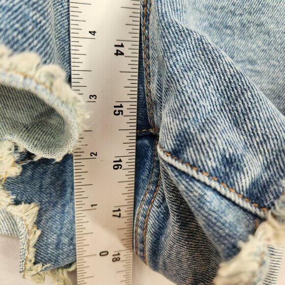 torrid Cut Off Denim Shorts Women's 26 Light Wash High Rise Stretch Comfort - Picture 4 of 8
